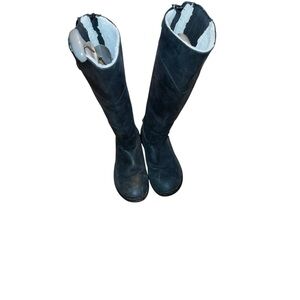 Dublin Black Leather Knee-High Boots Size 8.5